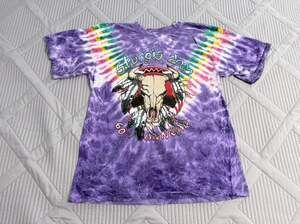 Vtg 2000 Sturgis Bike Week 60th Annual faded Tie-Dye Graphic T-Shirt M

KD